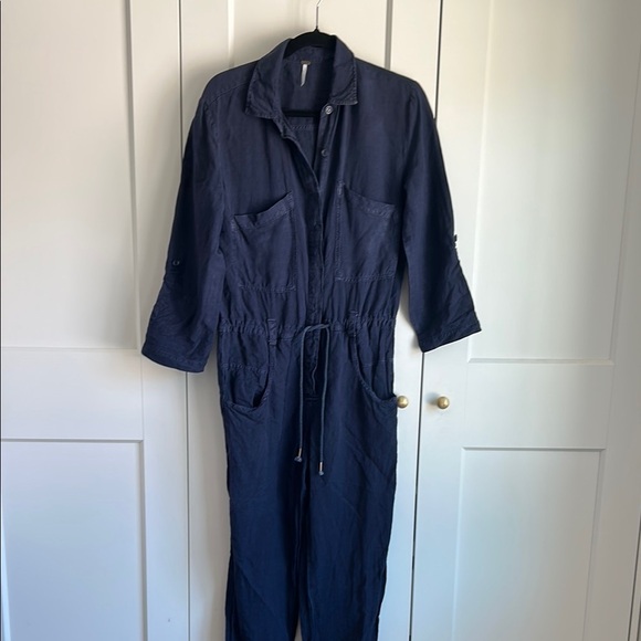 Young Fabulous & Broke Pants - YFB Navy Blue Women's Jumpsuit | S